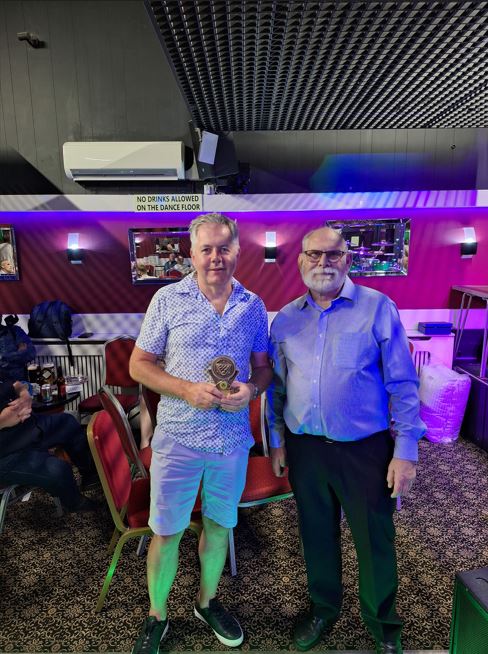 SINGLES HANDICAP RUNNER-UP - JOHN LEAHY, GLENN A
